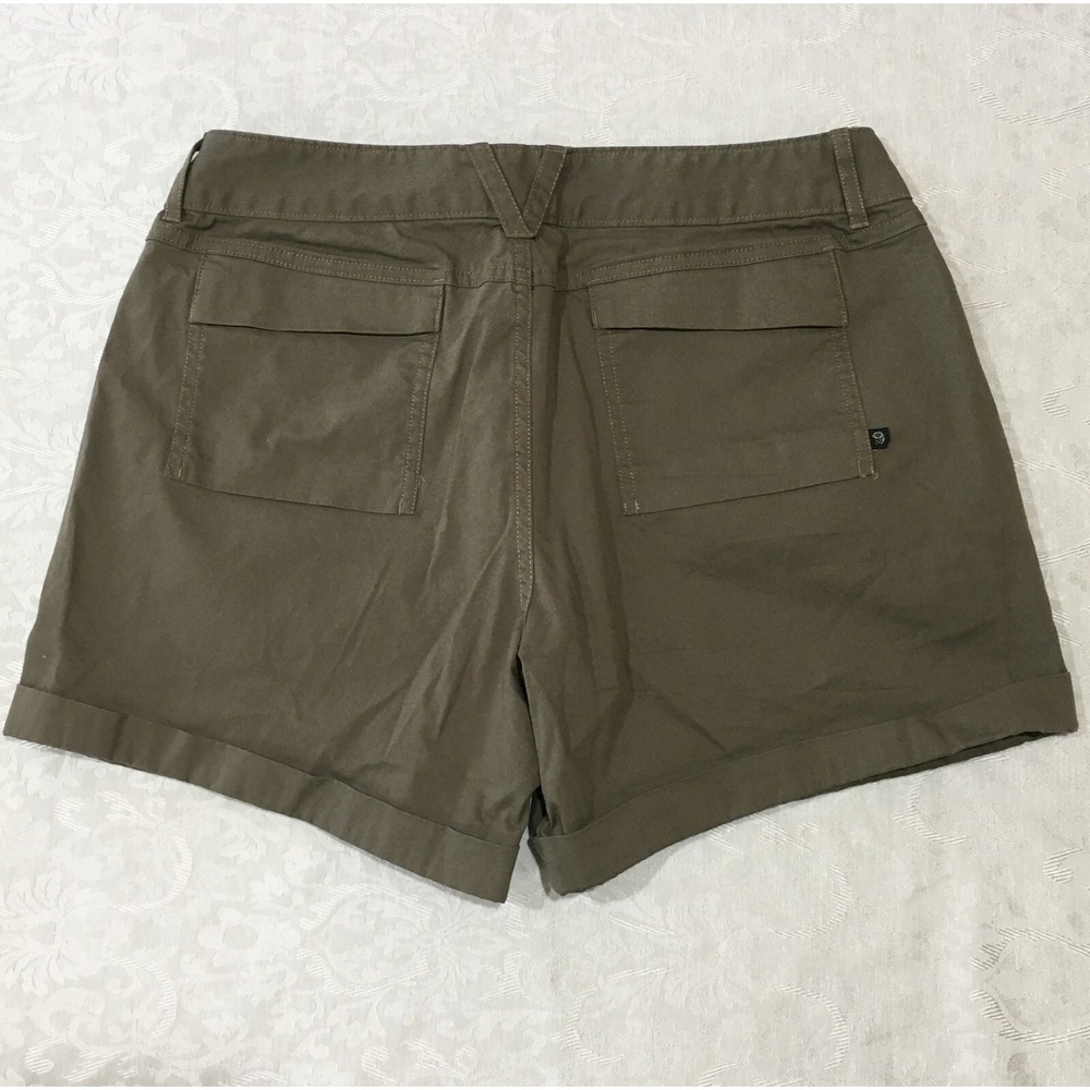 Mountain Hard Wear Womens Hike Shorts Size 8/5 Green pockets - Picture 2 of 7
